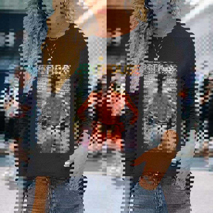 ペントハウスマガジン 1985年11月 Xxx ビキニモデル ビンテージビーチ 長袖Tシャツ 彼女への贈り物