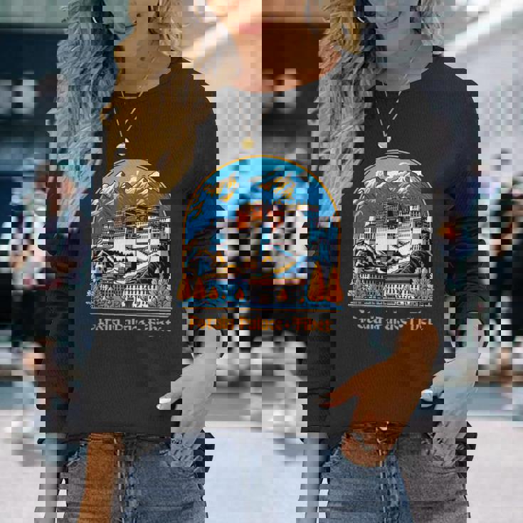 ポタラ宮 チベット ラサ 仏教 長袖Tシャツ 彼女への贈り物