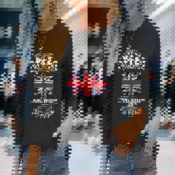 ユニオンジャック 英国の国旗 グレートブリテン ロンドン Union Jack 長袖tシャツ 長袖Tシャツ 彼女への贈り物