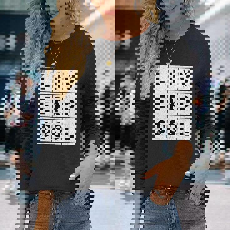 リバプール ギフト リヴァプール イギリス グレートブリテン 長袖Tシャツ 彼女への贈り物