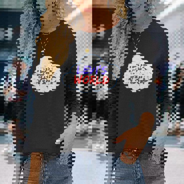 リーバイスのワールドクラウド 長袖Tシャツ 彼女への贈り物