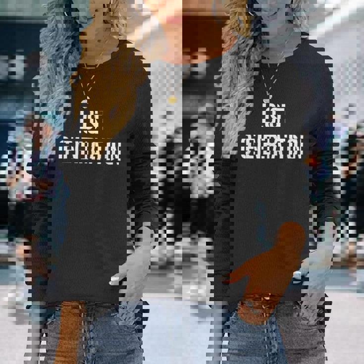 ロストジェネレーション 長袖Tシャツ 彼女への贈り物