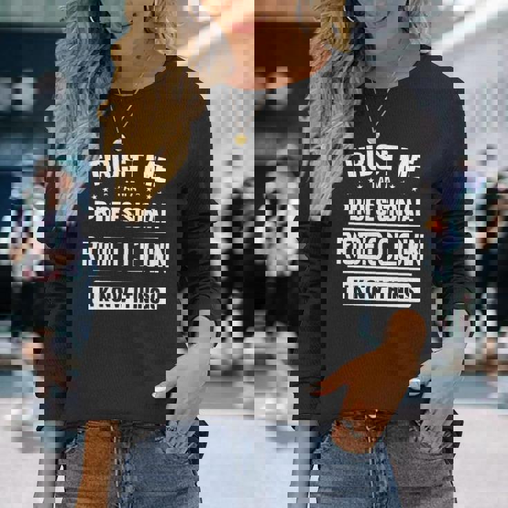 ロデオクラウンアイデアトラストプロフェッショナルロデオクラウン 長袖tシャツ 長袖Tシャツ 彼女への贈り物