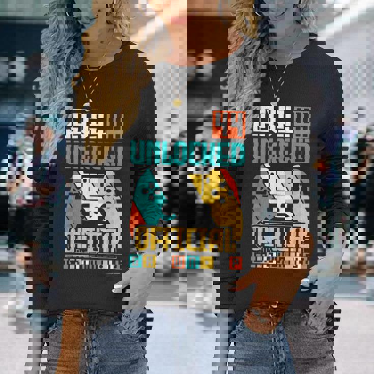 ヴィンテージ 44歳の誕生日 ゲーマー 44歳 ギフト 44歳の誕生日 長袖Tシャツ 彼女への贈り物