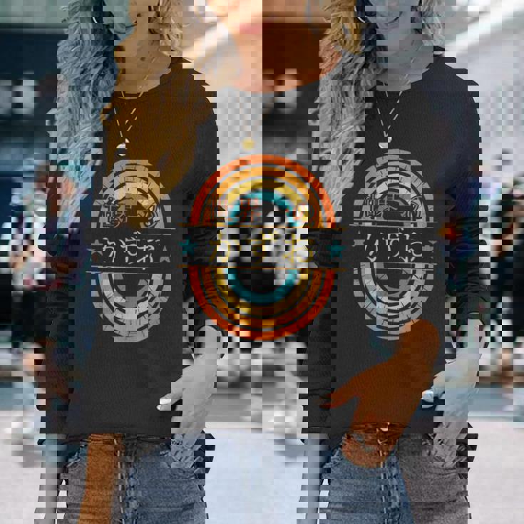 世界一のかずお 面白いあけみの名前 かずお 長袖Tシャツ 彼女への贈り物