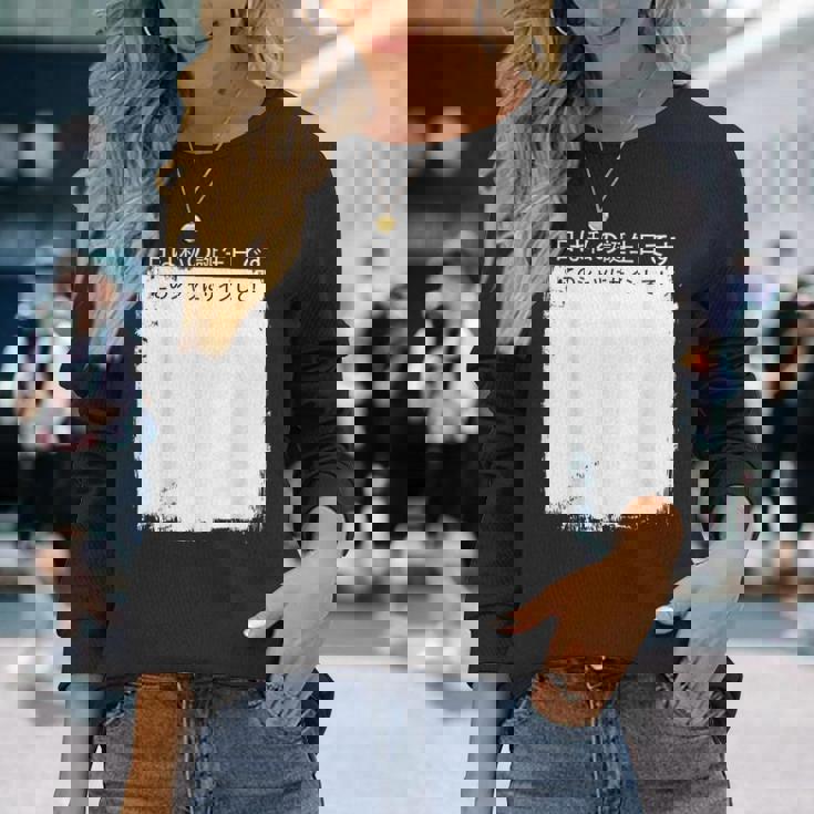 今日は私の誕生日です この にサインして 長袖Tシャツ 彼女への贈り物