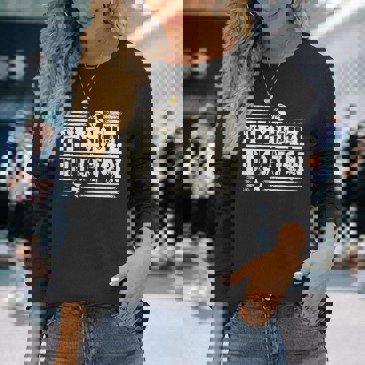 体育の先生 長袖Tシャツ 彼女への贈り物