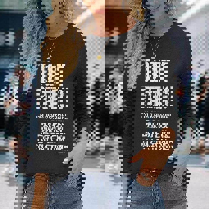 放射線防護士 長袖Tシャツ 彼女への贈り物