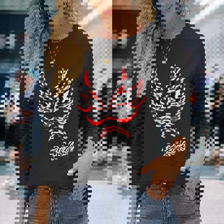 歌舞伎 カブキ Kabuki【顔】日本 文化 和柄 面白い 長袖Tシャツ 彼女への贈り物