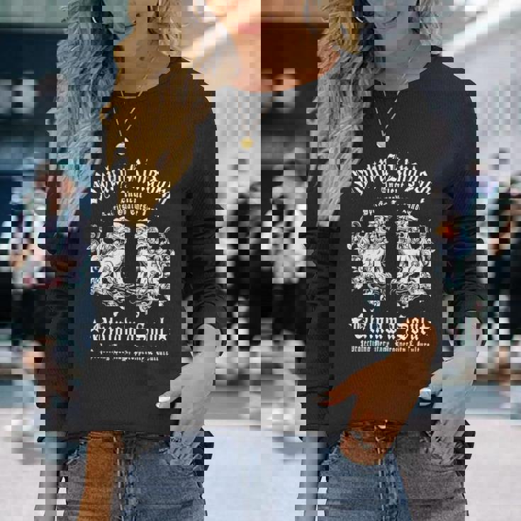 沖縄 日本 お土産 シーサーライオンズ 琉球諸島 和 長袖tシャツ 長袖Tシャツ 彼女への贈り物