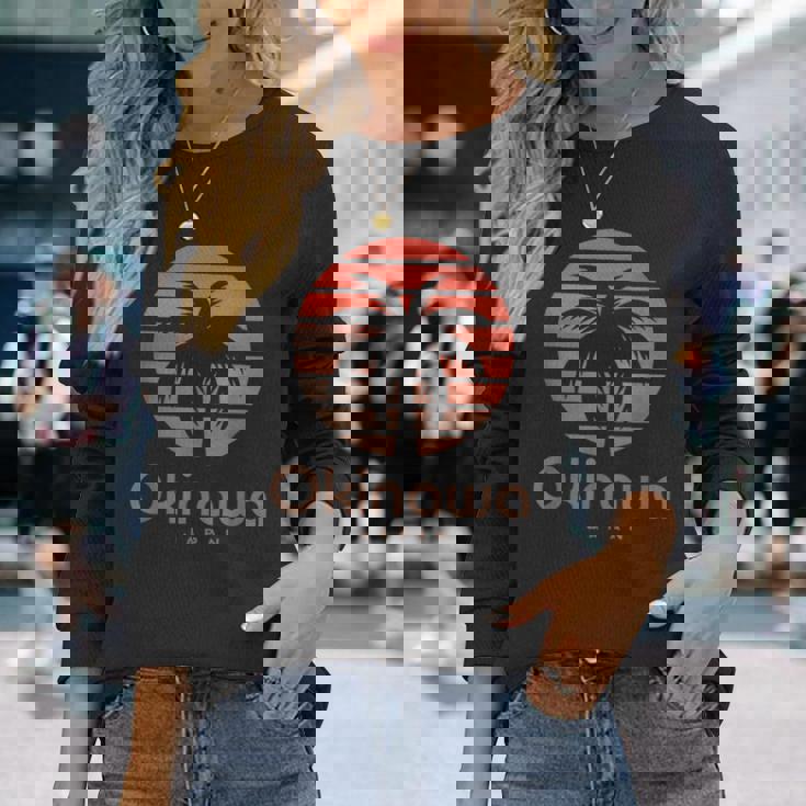 沖縄 日本旅行 休日 お土産 ビーチ 長袖Tシャツ 彼女への贈り物