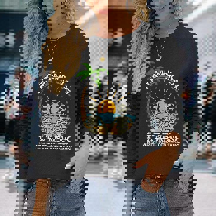 結婚記念日 カップル 結婚17年前 スケルトン 長袖Tシャツ 彼女への贈り物