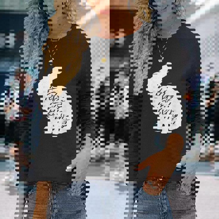 赤ちゃん バニー お揃い イースター 幼児 家族 息子 娘 ママ 長袖Tシャツ 彼女への贈り物