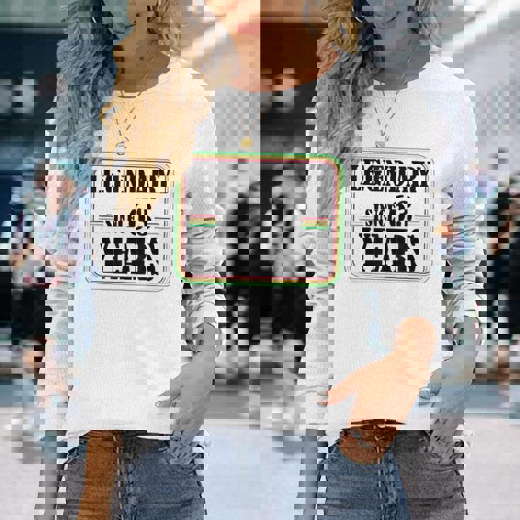 63歳の伝説、63歳の誕生日、ついに63歳 長袖Tシャツ 彼女への贈り物