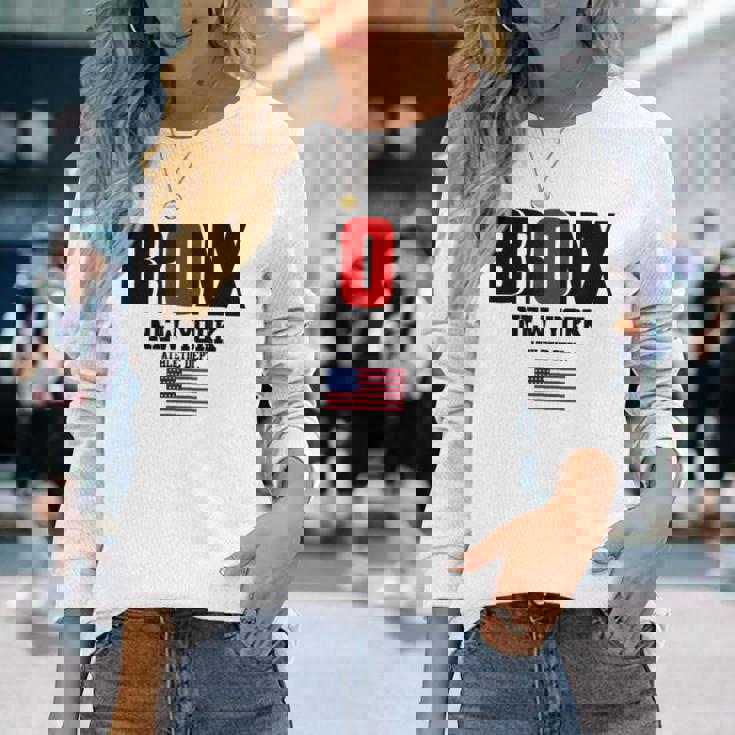 The Bronx Outfit I Love Bronx The Bronx New York City 長袖Tシャツ 彼女への贈り物