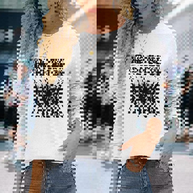 Disco Music It's In Myoul ヴィンテージ 70年代 ダンシング レトロダンス 長袖Tシャツ 彼女への贈り物