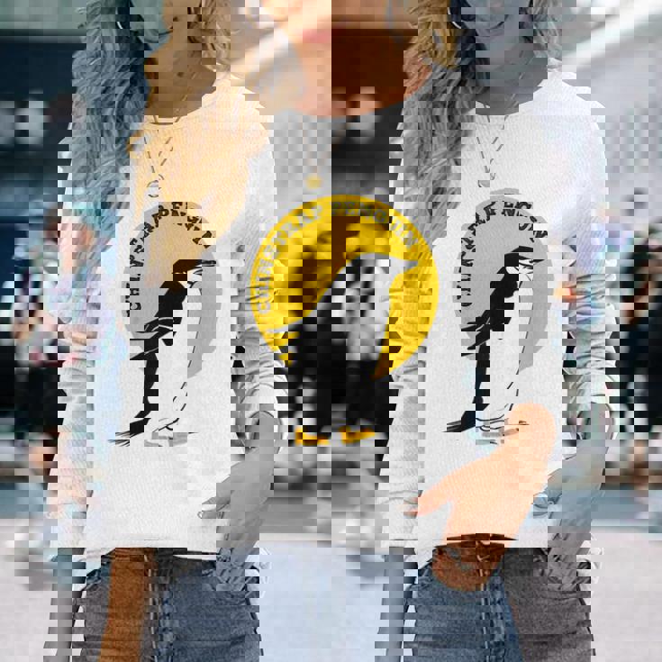 Reins ペンギン チンストラップ 長袖Tシャツ 彼女への贈り物