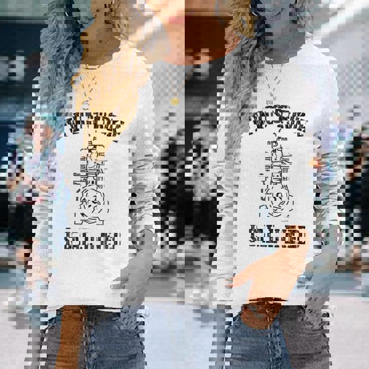 Twotroke Is All I Needs 面白いオートバイ愛好家ダートバイク 長袖Tシャツ 彼女への贈り物