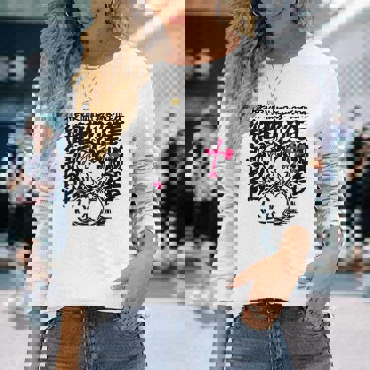 【クレイジー・オリー】Super Kawaii Zombie Idol 白 長袖Tシャツ 彼女への贈り物