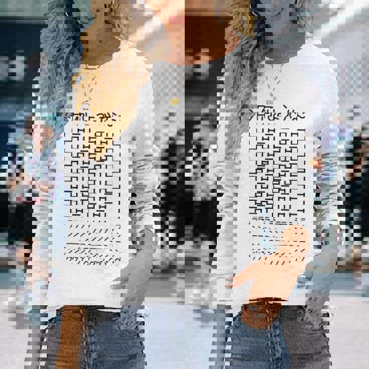 【今日何しようかな ランニング】あみだくじ マラソン 遊び心 おもしろ 面白い ユーモア ギャグ ネタ ウケ狙い 笑える 長袖Tシャツ 彼女への贈り物