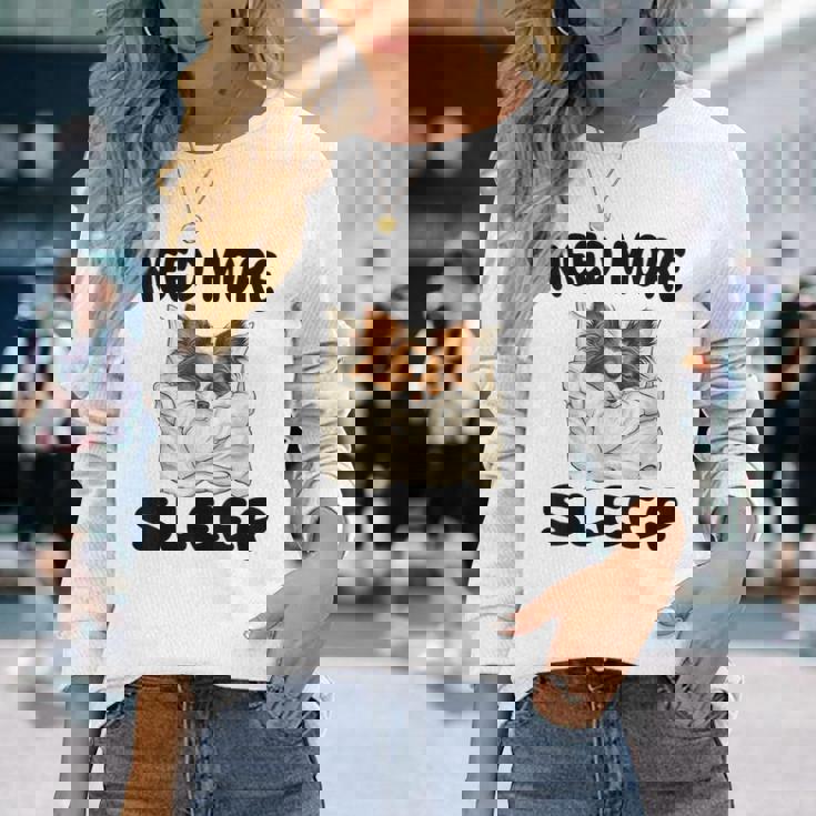 かわいいパピヨンドッグは睡眠パジャマナイトガウンが必要です 長袖Tシャツ 彼女への贈り物