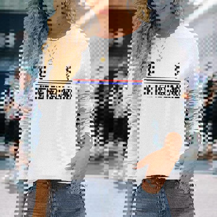 オランダサッカージャージ オラニエフットボールホランド 長袖Tシャツ 彼女への贈り物