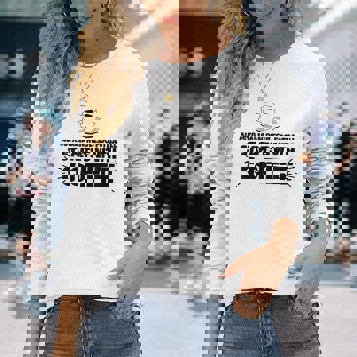 オーストラリアのルールフットボールはコーヒーから始まる 長袖Tシャツ 彼女への贈り物