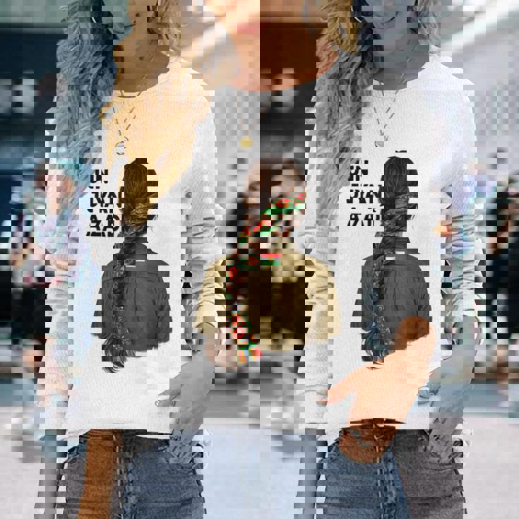 クルディスタン・ノウルーズ、ジン、ジヤン、アザディ・ロジャワ、クルディスタンが大好き 長袖Tシャツ 彼女への贈り物