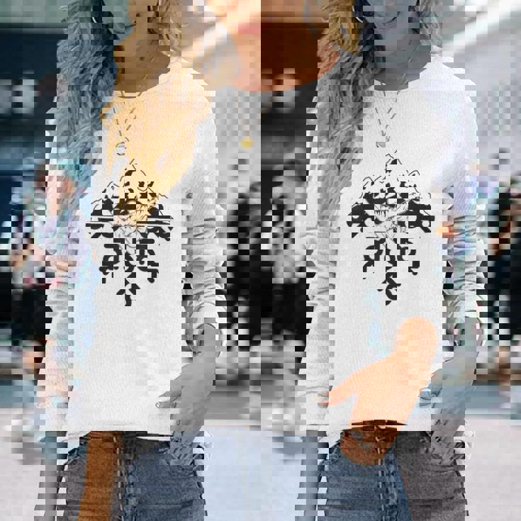 スノーボード スノボ スノーフレーク 長袖Tシャツ 彼女への贈り物