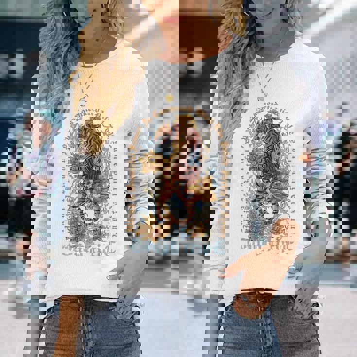 ヒップホップ ビンテージ レトロ アーバン Y2k Hip Hop バックプリント ストリートウェア タイガー 長袖Tシャツ 彼女への贈り物