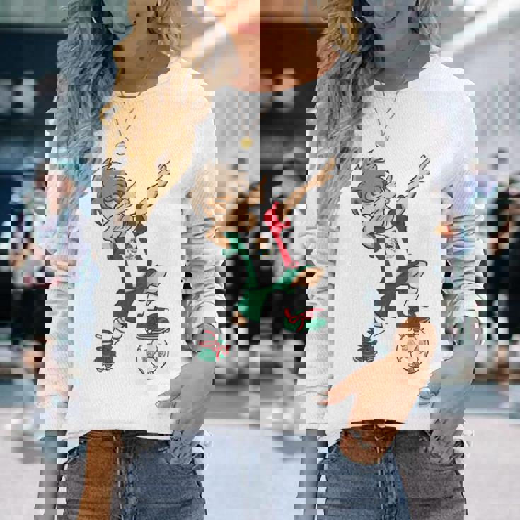 メキシコ国旗 Mexicooccer Flag メキシコ代表サッカー 長袖Tシャツ 彼女への贈り物