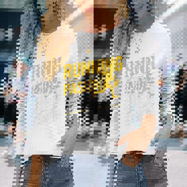 ランニングマン おもしろビール ギフト アイデア 面白い 長袖Tシャツ 彼女への贈り物