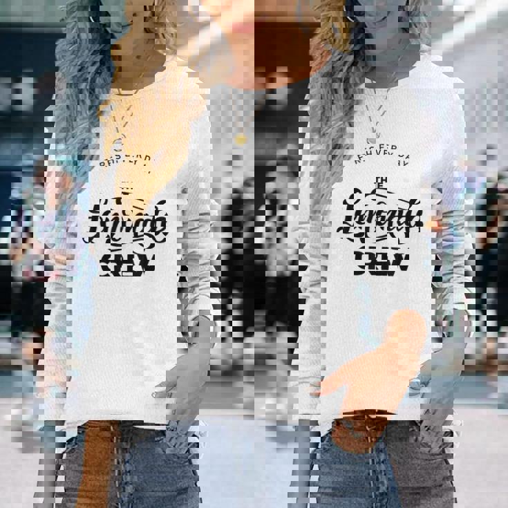 レモネードスタンドシャツ クルーアンドボス レモンジュース サマーイエロー 長袖Tシャツ 彼女への贈り物