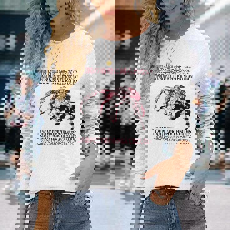 人間の倫理に縛られない 日本蟹 長袖Tシャツ 彼女への贈り物