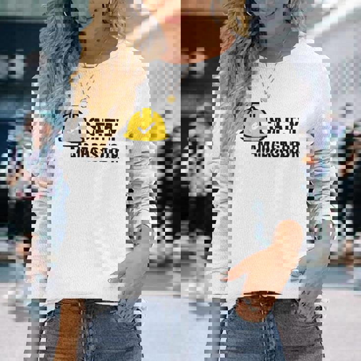 安全アンバサダー 長袖Tシャツ 彼女への贈り物