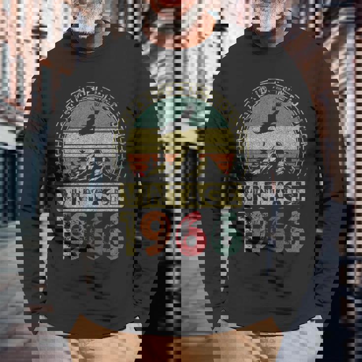 1966年ヴィンテージ、限定版、60歳の誕生日、60歳 長袖Tシャツ 高齢者への贈り物