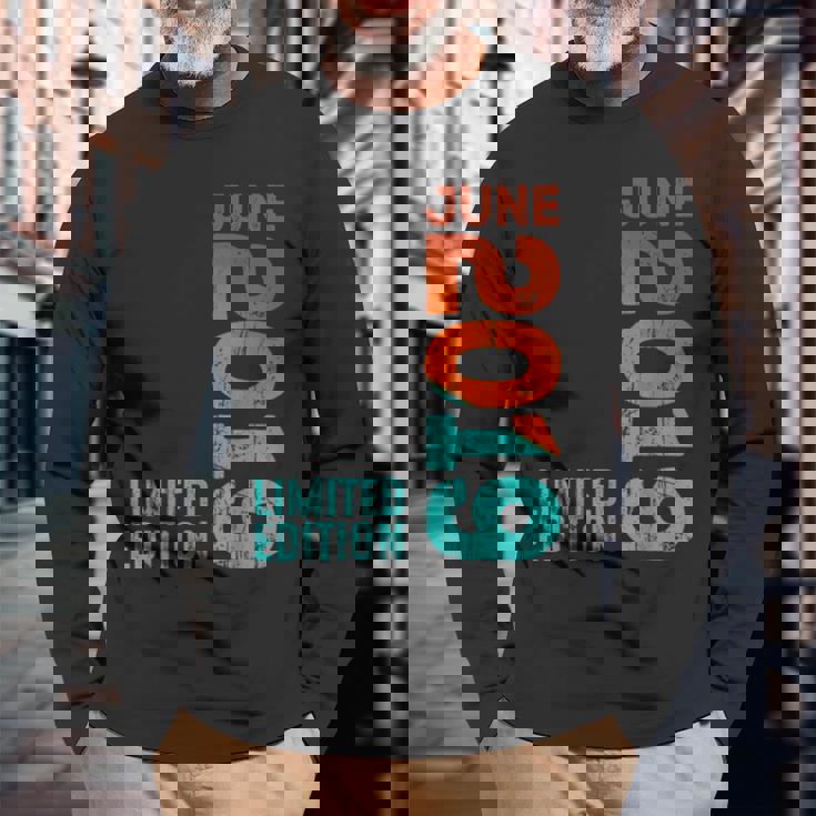 2019年6月 2019年 レトロ 2019年 ヴィンテージ 2019年創業 長袖Tシャツ 高齢者への贈り物