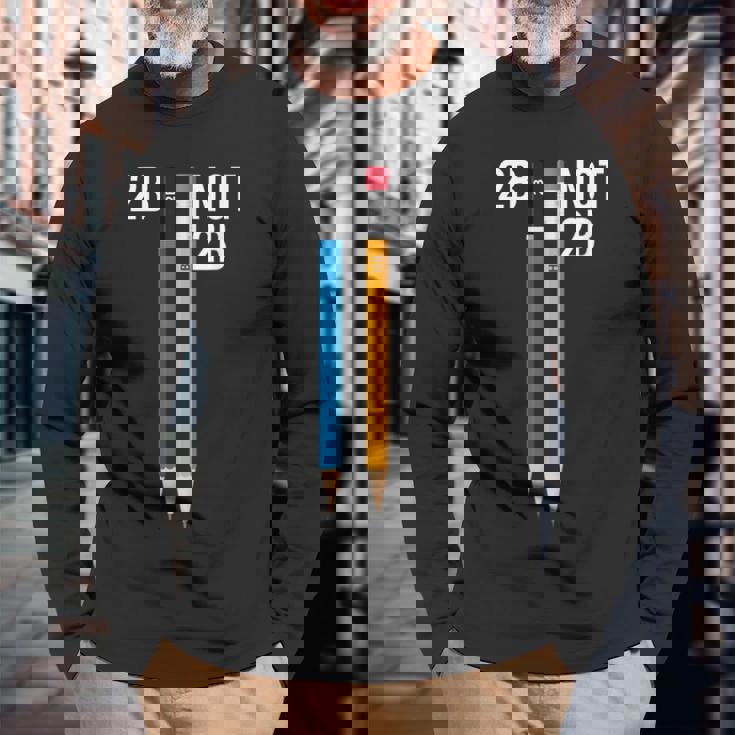 2B Or Not 2B 鉛筆 シェイクスピア ハムレット 引用 面白い 長袖Tシャツ 高齢者への贈り物