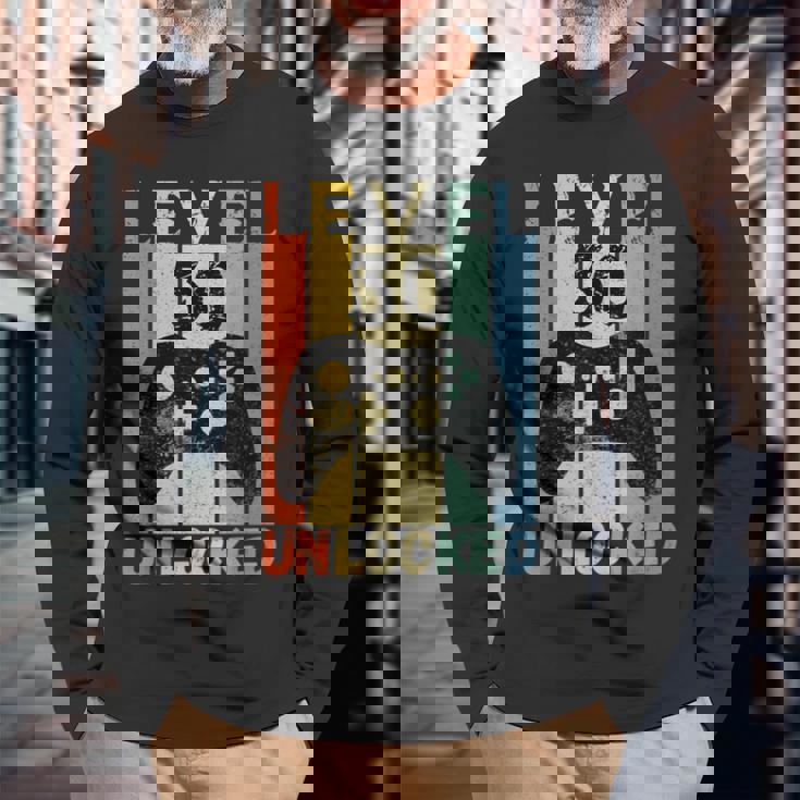 30歳の誕生日 レベル30 ロック解除 ビデオゲーム ゲーマー 男の子 ギフト 長袖Tシャツ 高齢者への贈り物