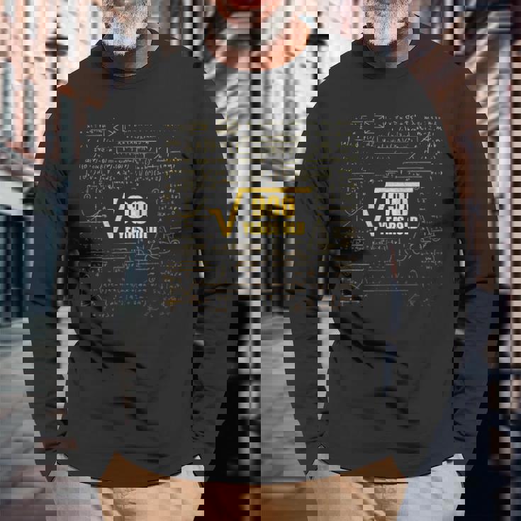 30歳の誕生日 四角根 900 30歳 算数 楽しい 長袖Tシャツ 高齢者への贈り物