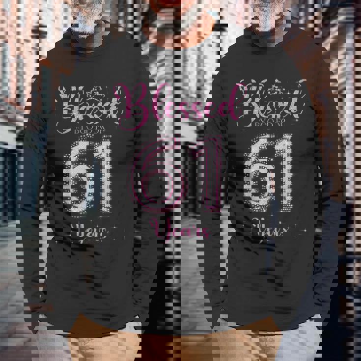 61歳 61歳 61歳 誕生日 61歳 誕生日 長袖Tシャツ 高齢者への贈り物