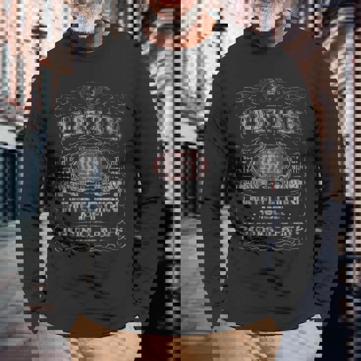 61歳の誕生日ギフト ヴィンテージ 1961年生まれ 1961年 長袖Tシャツ 高齢者への贈り物