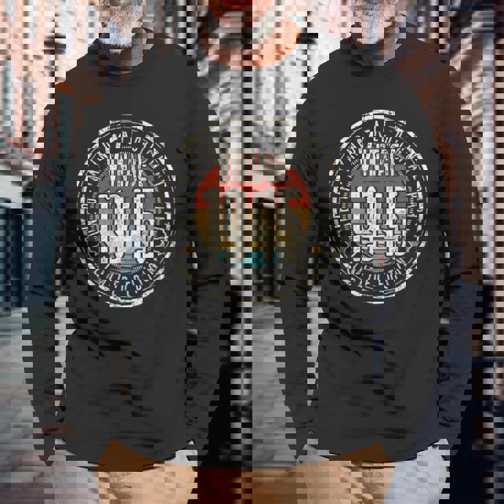 81歳 ヴィンテージ 1945年限定版 81歳の誕生日 長袖Tシャツ 高齢者への贈り物