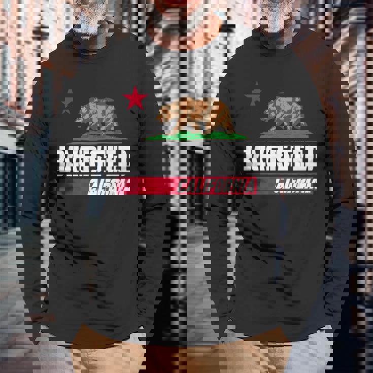 Bakersfield ベーカーズフィールド 長袖Tシャツ 高齢者への贈り物