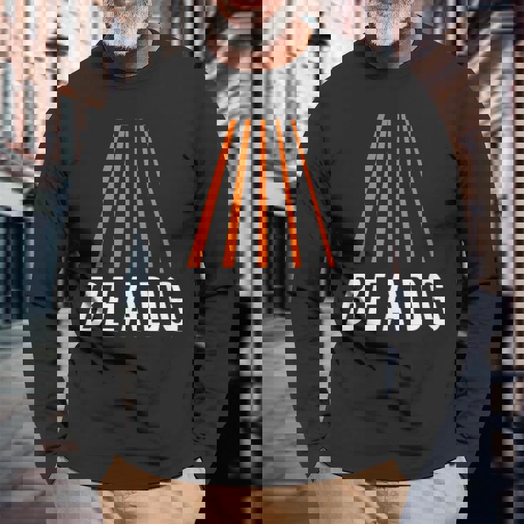 Beadg 5弦 ベース ギター プレーヤー ベーシスト パースペクティブ 長袖Tシャツ 高齢者への贈り物