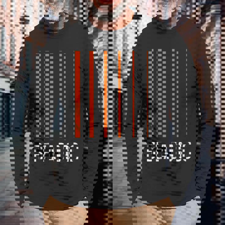 Beadgc 6弦ベースギター ベーシスト、ベースプレイヤー 長袖Tシャツ 高齢者への贈り物