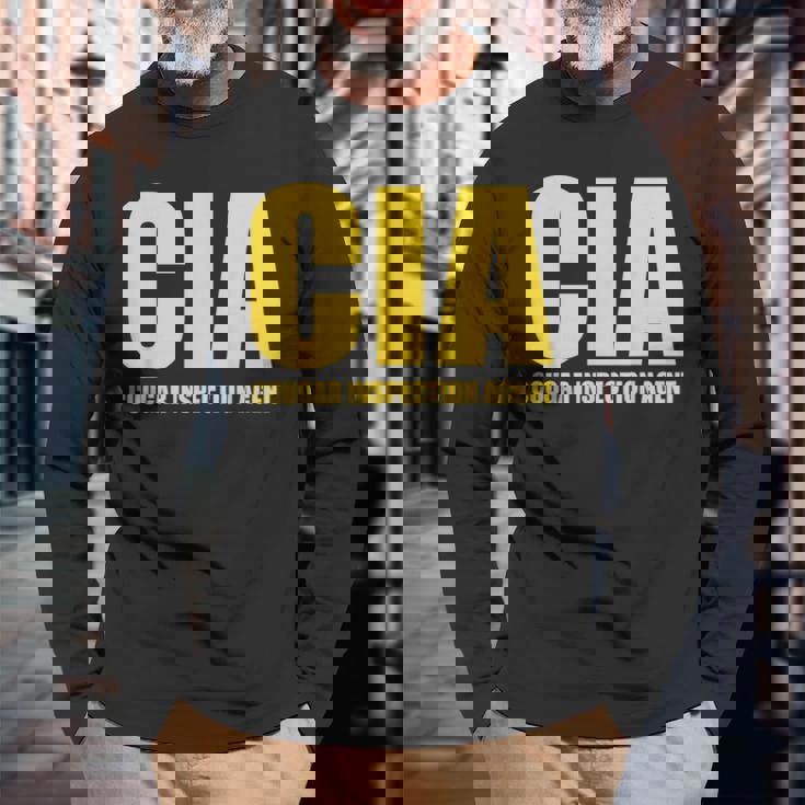 Cia クーガー検査剤 ファニー Cia 長袖Tシャツ 高齢者への贈り物