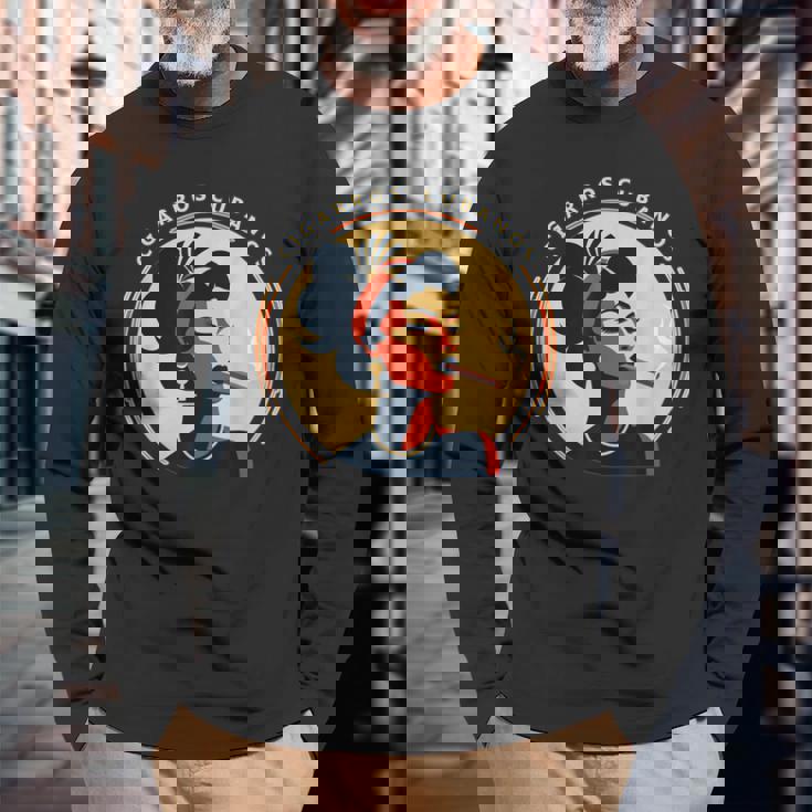 Cigarros Cubanos キューバ 葉巻 長袖Tシャツ 高齢者への贈り物