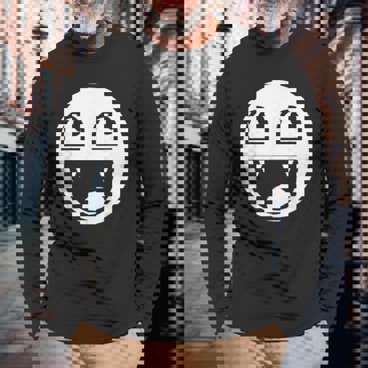 Epic Faceampire Y2k ストリートウェア エモ 長袖Tシャツ 高齢者への贈り物