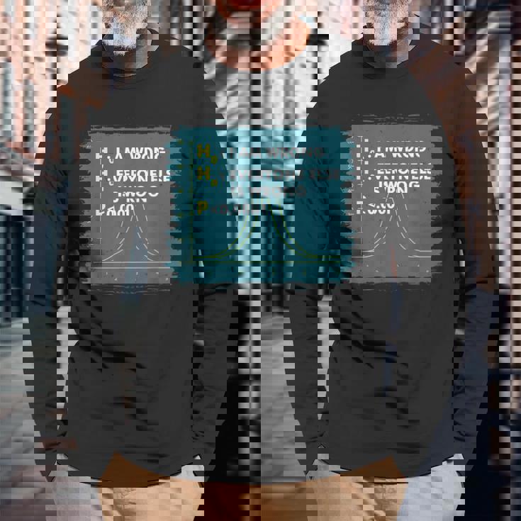 tatistics I Math Geek I Im Wrongtats ギフト 長袖Tシャツ 高齢者への贈り物